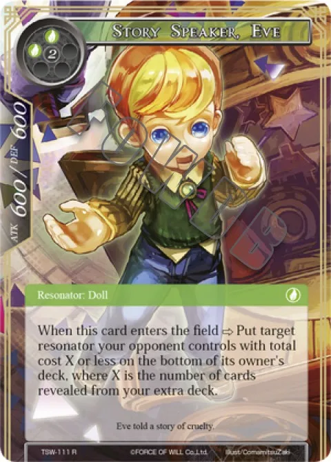 Story Speaker, Eve