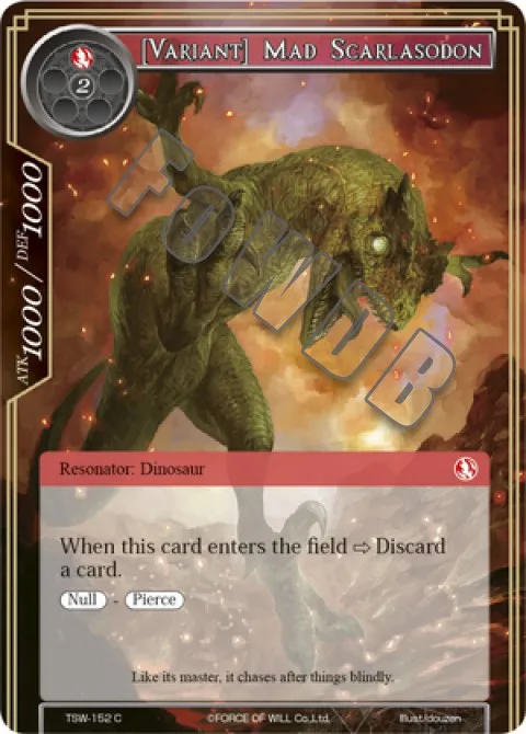 [Variant] Mad Scarlasodon
