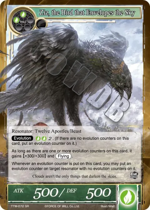 Ziz, the Bird that Envelopes the Sky