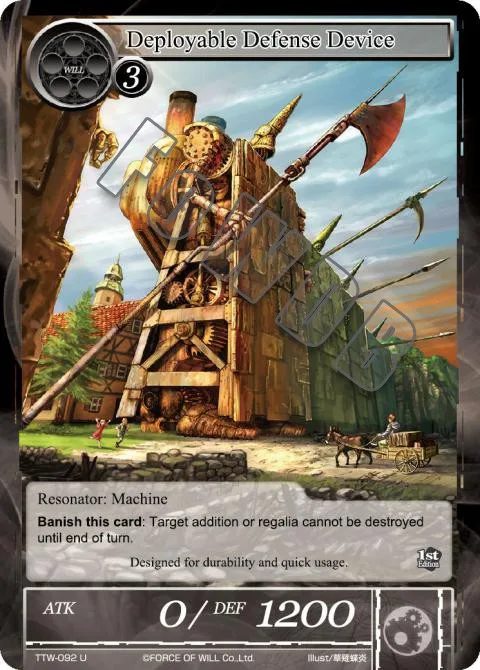 Deployable Defense Device