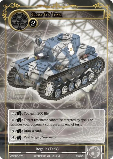 Class G's Tank
