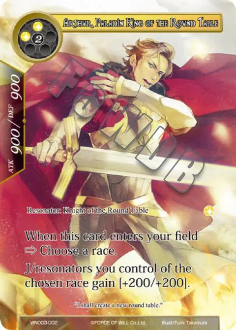 Arthur, Paladin King of the Round Table