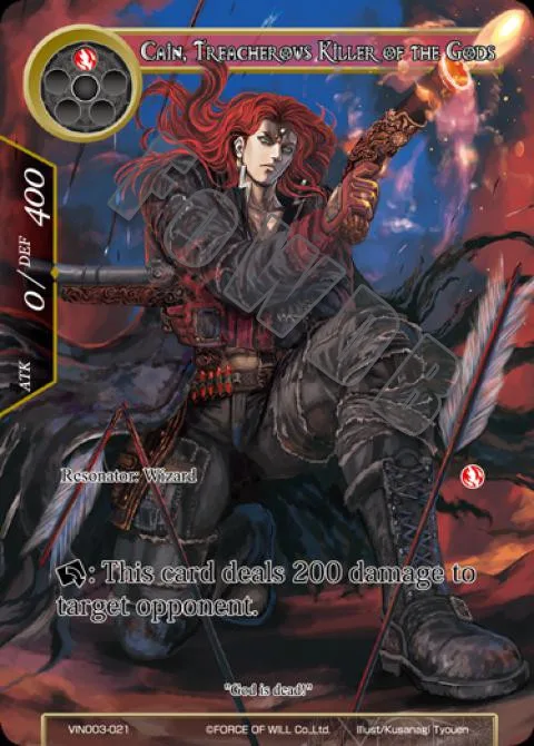 Cain, Treacherous Killer of the Gods