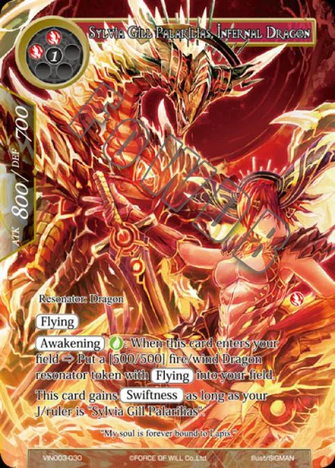 Sylvia Gill Palarilias, Infernal Dragon