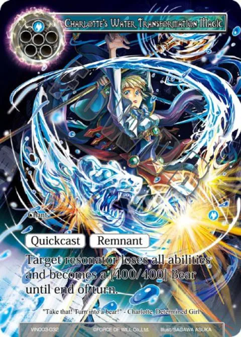 Charlotte's Water Transformation Magic