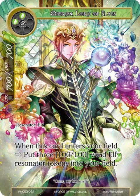 Oberon, Lord of Elves