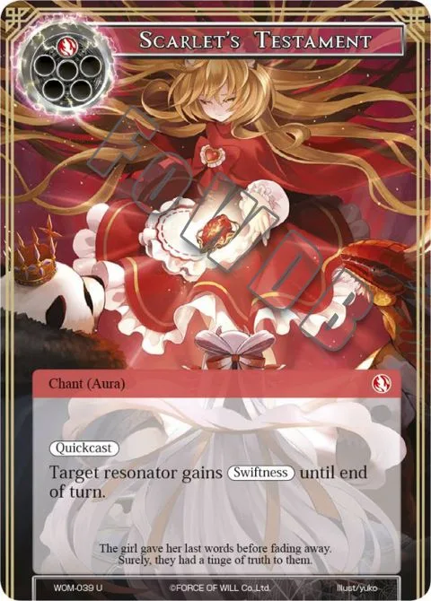 Scarlet's Testament