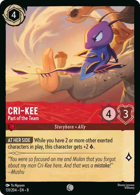 Cri-Kee - Part of the Team