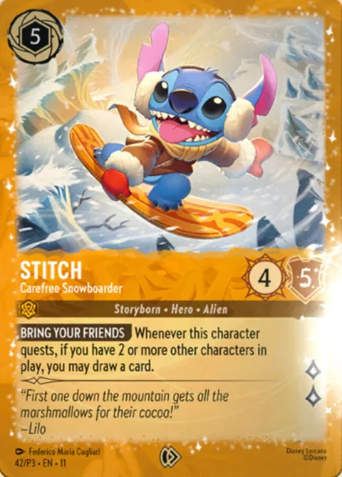 Stitch - Carefree Snowboarder