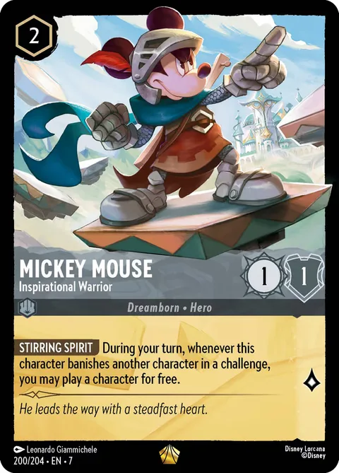 Mickey Mouse - Inspirational Warrior