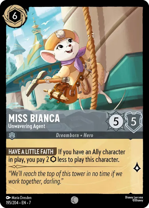 Miss Bianca - Unwavering Agent