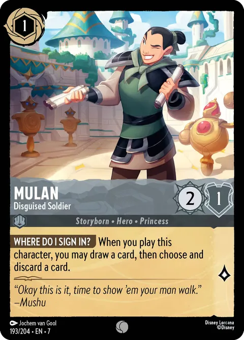 Mulan - Disguised Soldier