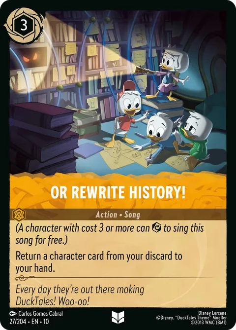 Or Rewrite History!