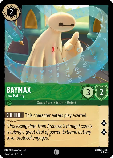Baymax - Low Battery
