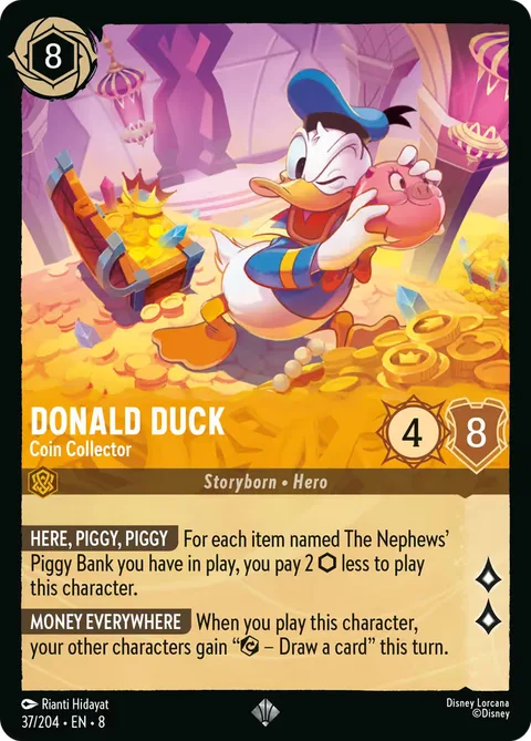 Donald Duck - Coin Collector