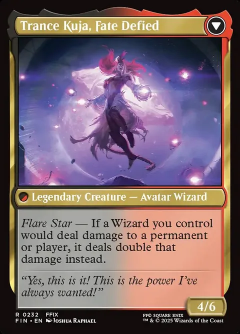 Kuja, Genome Sorcerer // Trance Kuja, Fate Defied – Rückseite