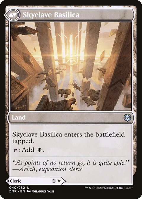 Skyclave Cleric // Skyclave Basilica – Achterkant
