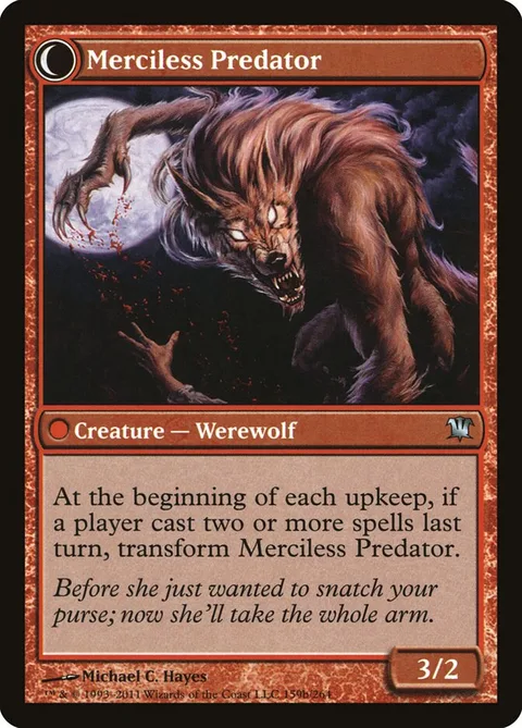 Reckless Waif / Merciless Predator – Achterkant