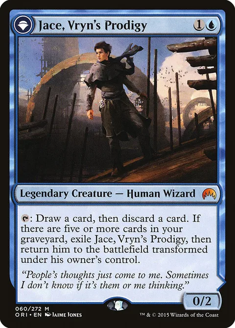 Jace, Vryn's Prodigy // Jace, Telepath Unbound – 表面
