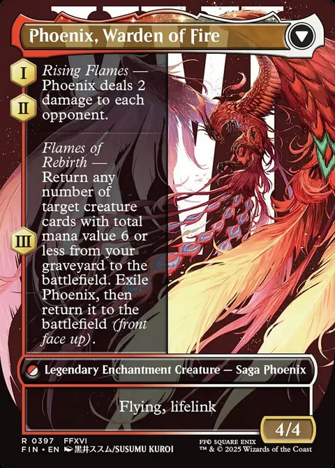 Joshua, Phoenix's Dominant // Phoenix, Warden of Fire – Rückseite