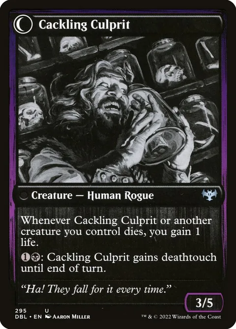 Panicked Bystander // Cackling Culprit – Rückseite