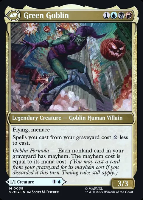 Norman Osborn // Green Goblin – Achterkant