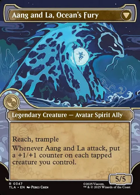 Aang, Swift Savior // Aang and La, Ocean's Fury – Rückseite
