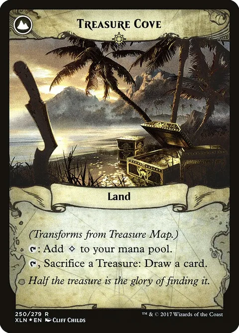 Treasure Map / Treasure Cove – Achterkant