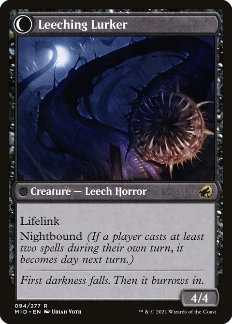 Curse of Leeches // Leeching Lurker – Rückseite