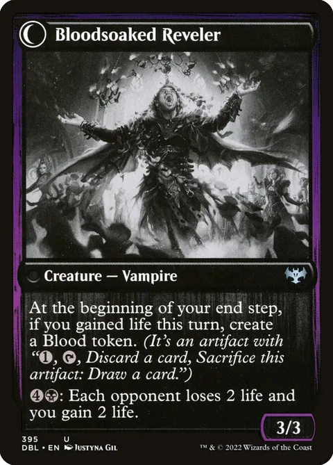 Restless Bloodseeker // Bloodsoaked Reveler – Rückseite