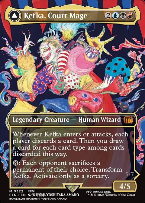 Kefka, Court Mage // Kefka, Ruler of Ruin