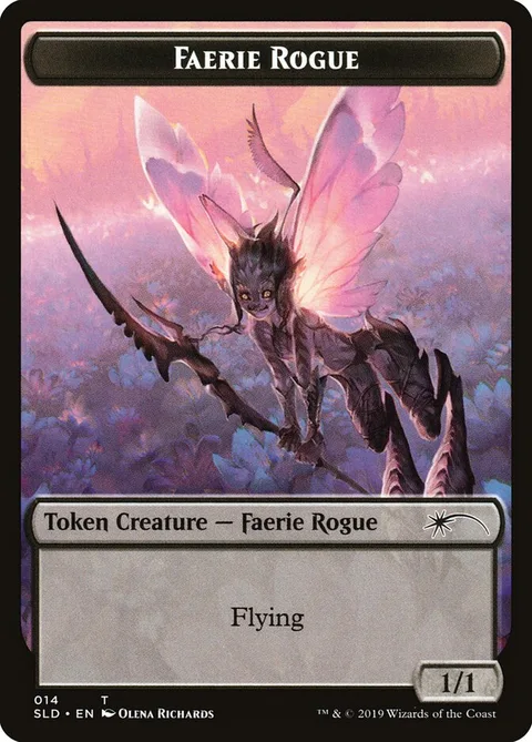 Faerie Rogue Token (Black 1/1)