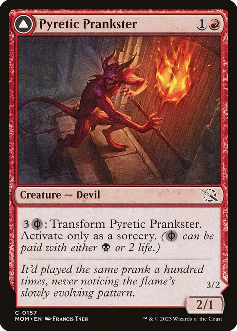Pyretic Prankster // Glistening Goremonger – Vorderseite