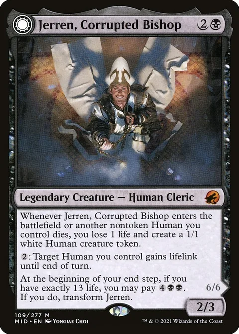 Jerren, Corrupted Bishop // Ormendahl, the Corrupter – Vorderseite