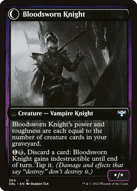 Bloodsworn Squire // Bloodsworn Knight – Rückseite