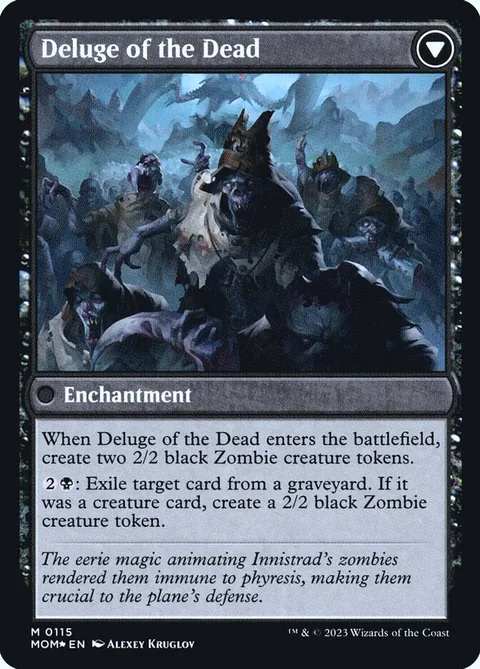 Invasion of Innistrad // Deluge of the Dead – Rückseite
