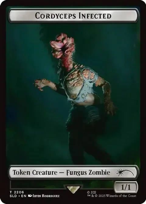Cordyceps Infected Token (Black 1/1)