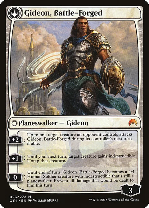 Kytheon, Hero of Akros // Gideon, Battle-Forged – Rückseite