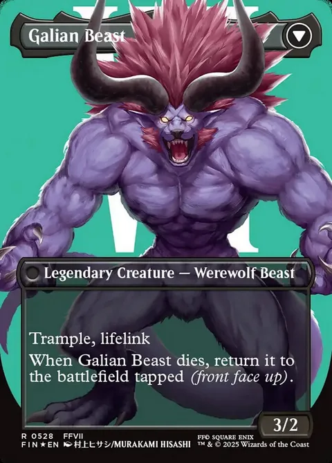 Vincent Valentine // Galian Beast – Rückseite