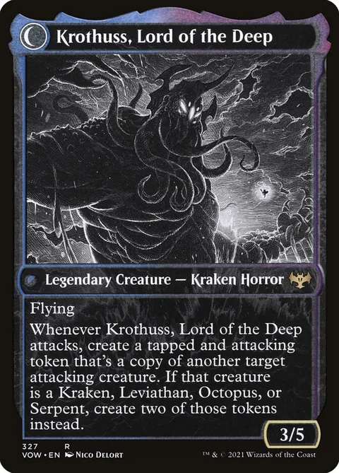 Runo Stromkirk // Krothuss, Lord of the Deep – Rückseite