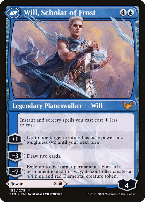 Rowan, Scholar of Sparks // Will, Scholar of Frost – Rückseite