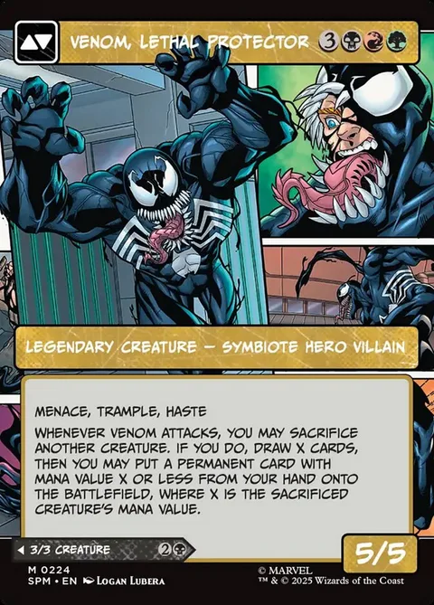 Eddie Brock // Venom, Lethal Protector – Rückseite