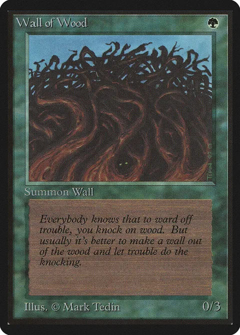 Wall of Wood
