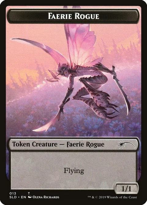 Faerie Rogue Token (Black 1/1)