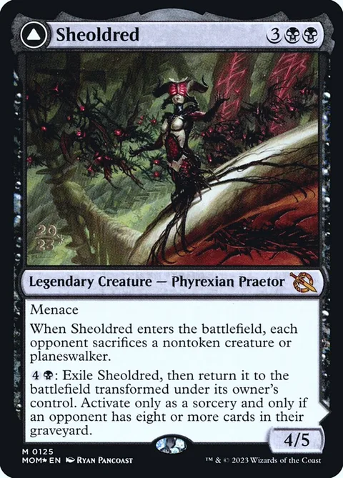 Sheoldred // The True Scriptures – Vorderseite