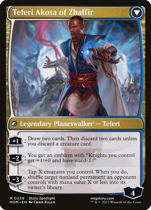 Invasion of New Phyrexia // Teferi Akosa of Zhalfir – Rückseite