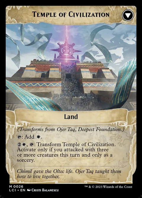 Ojer Taq, Deepest Foundation // Temple of Civilization – Rückseite