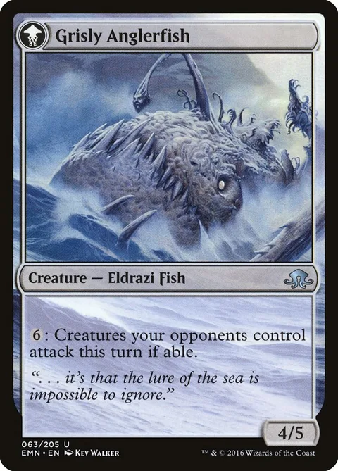 Grizzled Angler / Grisly Anglerfish – Rückseite