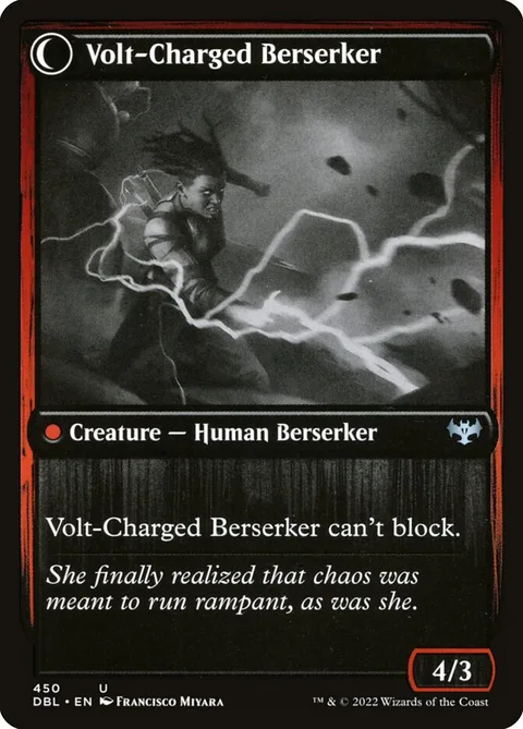 Voltaic Visionary // Volt-Charged Berserker – Rückseite