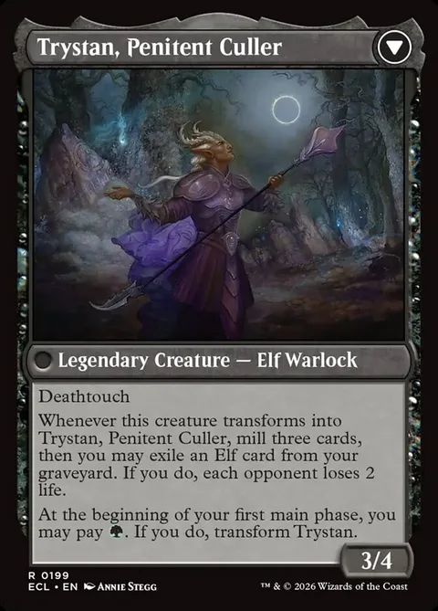 Trystan, Callous Cultivator // Trystan, Penitent Culler – Rückseite